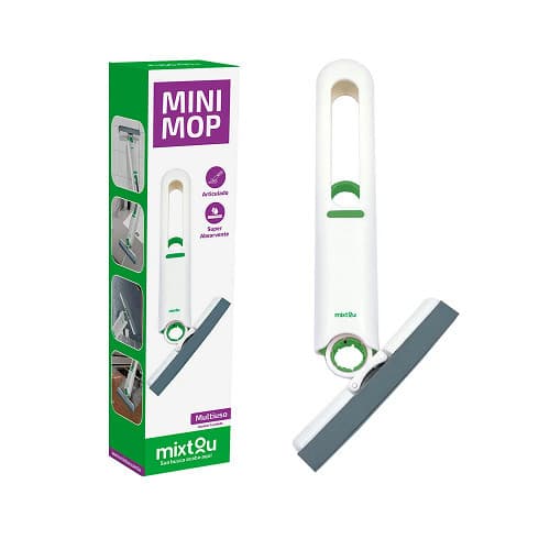 MINI MOP RODINHO PORTATIL MULTIUSO MIXTOU