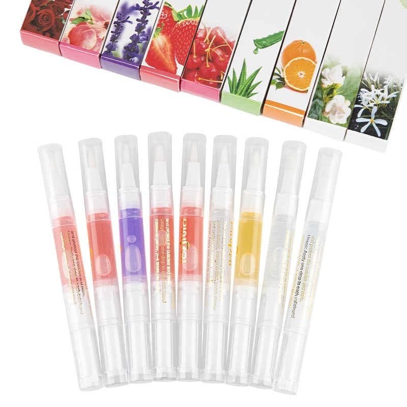 Caneta Óleo Hidratante Cutículas 3ml Gel De Unha Sabores