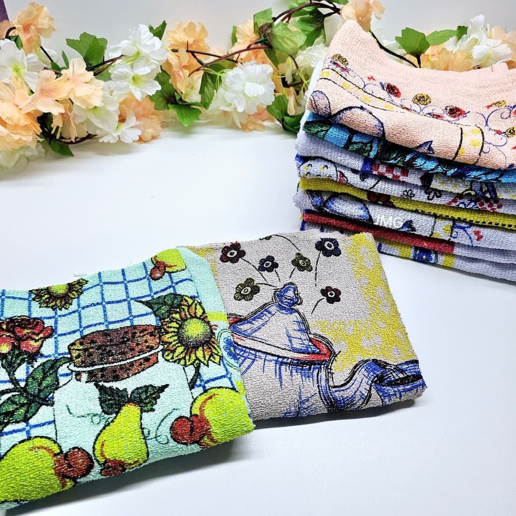 Kit 10 Panos de Copa/Prato Atoalhado Tamanho 42cm x 62 cm Tamanho Grande Lindas Estampas