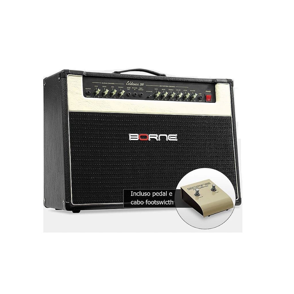 Amplificador Para Guitarra Borne Evidence200 2 falantes 12"