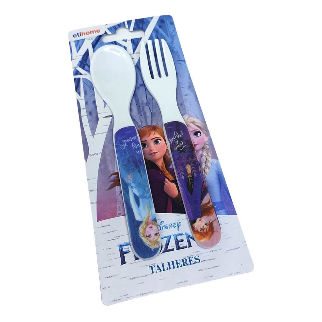 Conjunto Talheres Infantil Criança Brinde festa Frozen