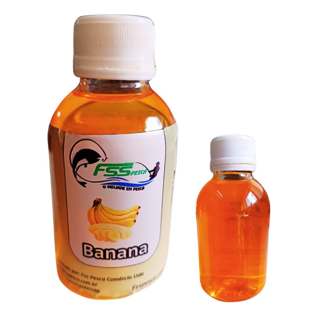 Essência Atrativo Massa Para Pesca Banana Isca Pesca 100ml