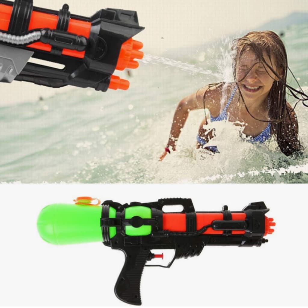 Brinquedo Lança Água Canhão Jato De Agua 41 cm Cores Diversas KIT COM  1 ,2 e 3 Unidade diversao garantida das crianças.