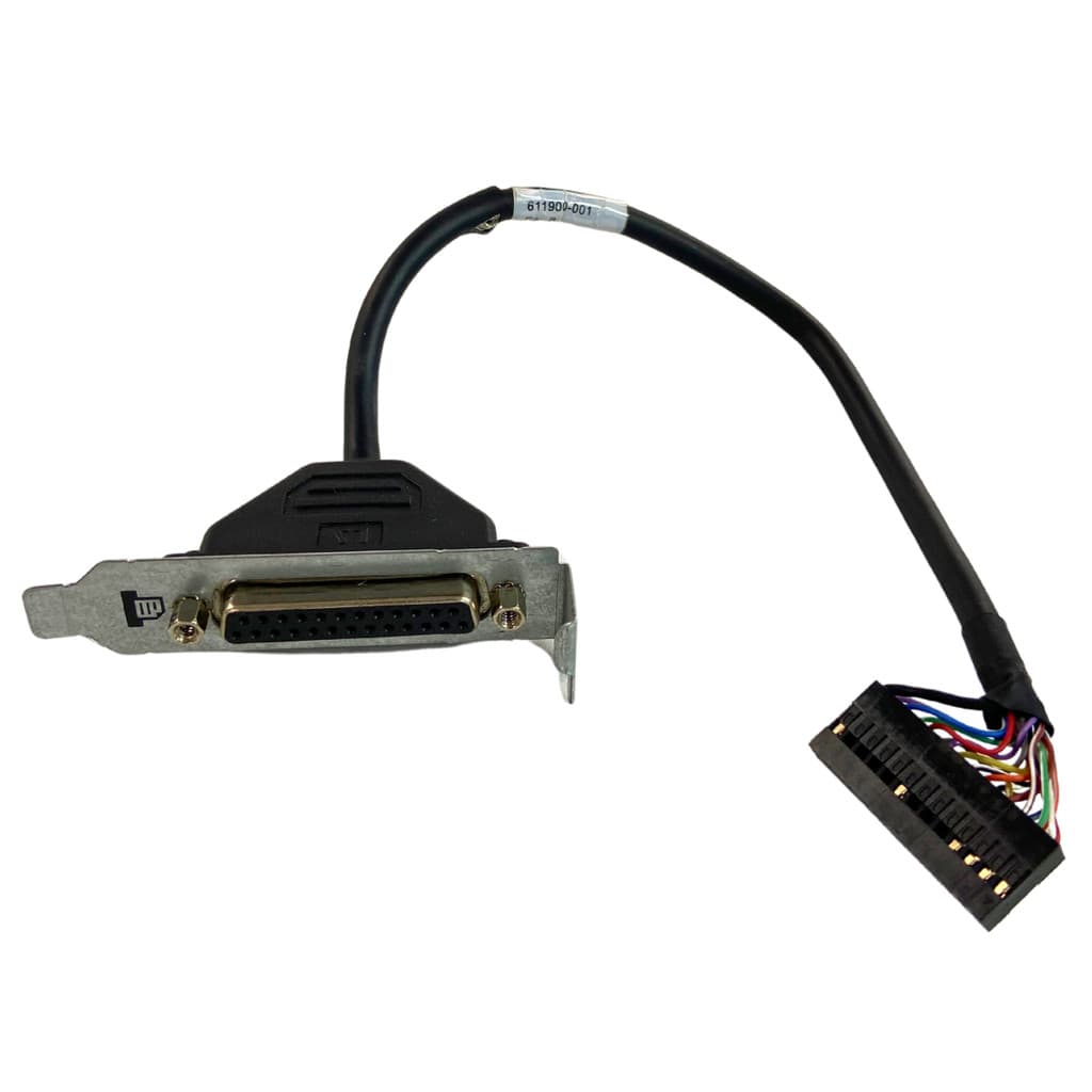 Adaptador Porta Paralela HP 611900-001 Perfil Baixo 25 Pinos