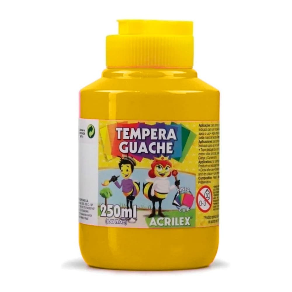 Guache 250 Ml 504 Amarelo Limao