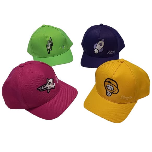 Bone Chapeu  infantil Bordado dos Rosa Emilly Vick com Ajuste