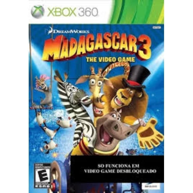 MADAGASCAR 3 PARA XBOX 360 LT3.0