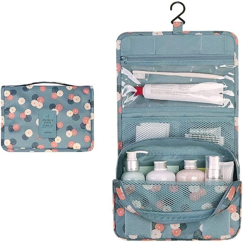 Frasqueira Necessaire Bolsa Viagem Cabide Organizador Cosméticos Maquiagem Maleta Com Gancho Academia