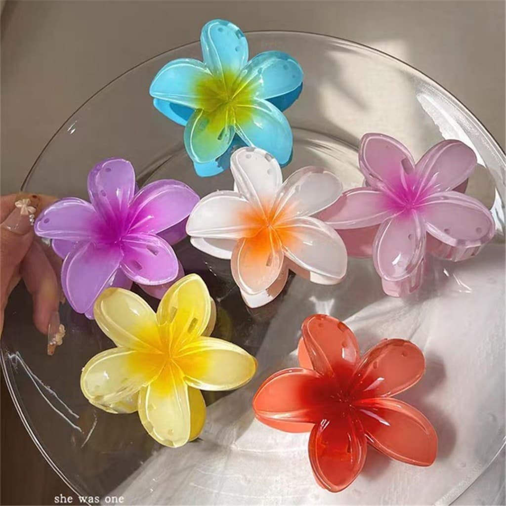Presilha de Cabelo Flor Piranha de Flor Grampo de Cabelo Flor Clip de Cabelo Flor