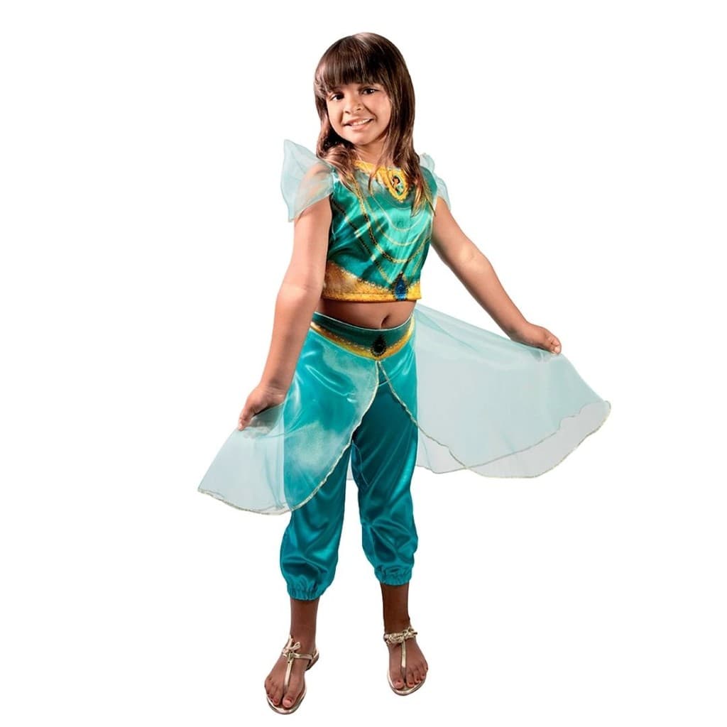 Fantasia Princesa Jasmine Disney-Encanto e Magia de Agrabah!