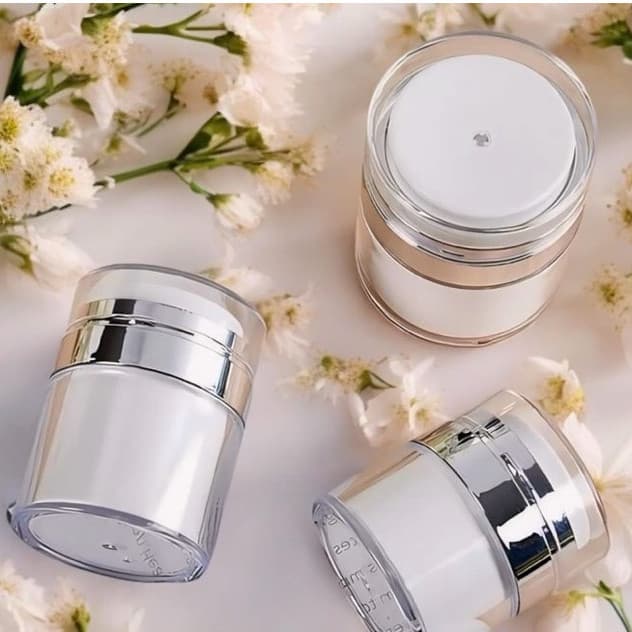 Kit 2 Frasco 15ML/30ML De Creme Gel Acrílico Pump Vazio Pressao Válvula Pote Unha Airless
