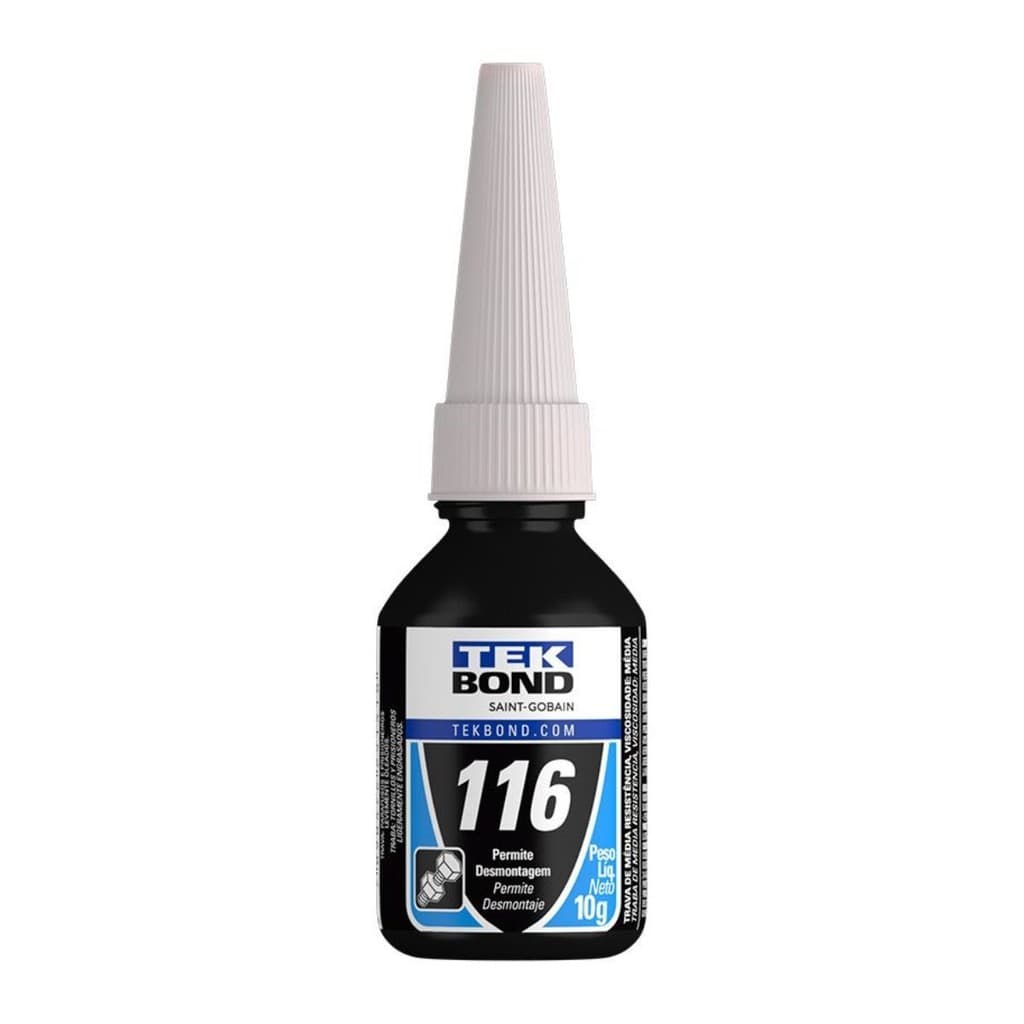 Trava Parafusos Médio Torque Azul 116 10g Tek Bond