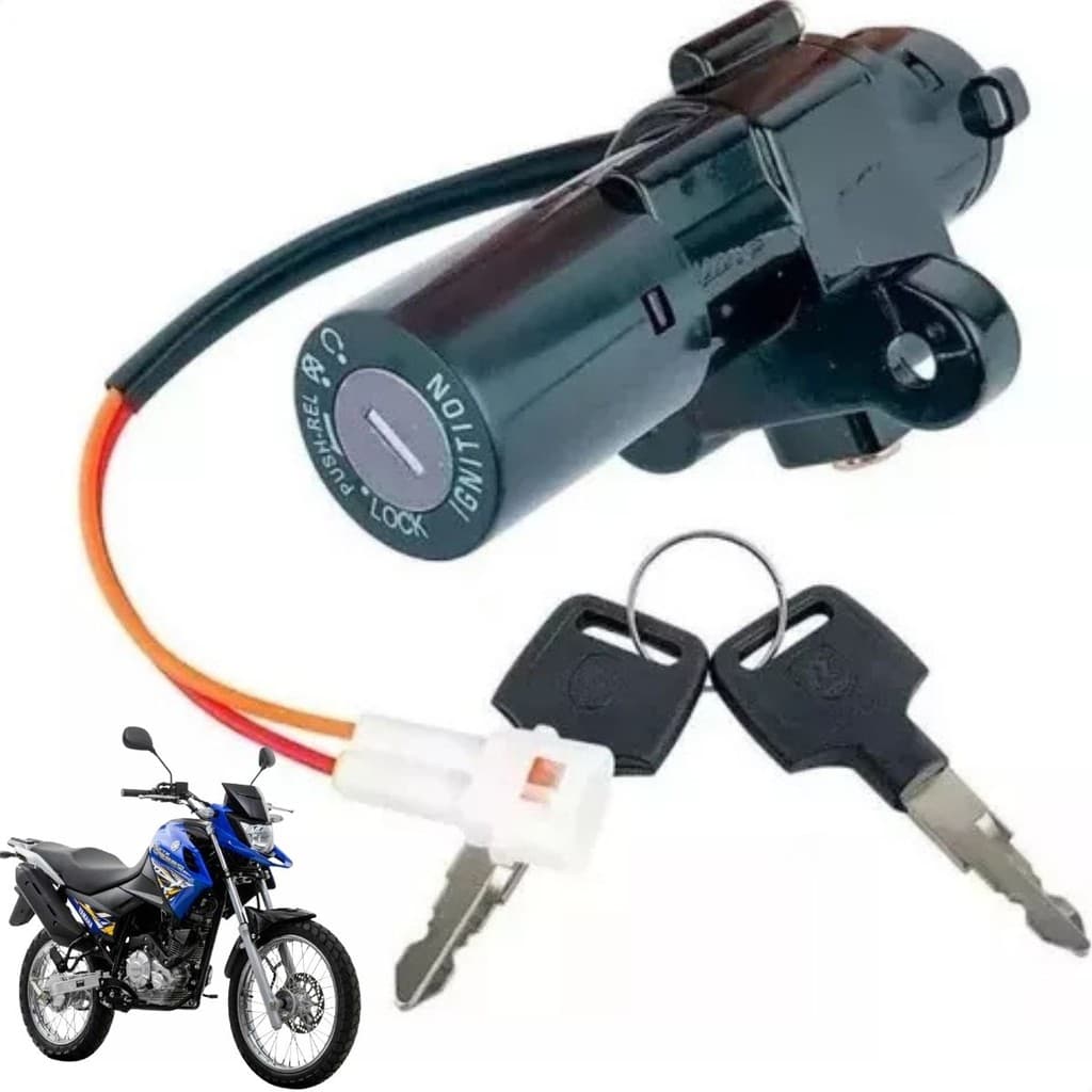 Chave De Contato Ignição Miolo Para Yamaha Xtz 150 Crosser