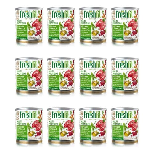 Leve 12 Pague 10 Lt. Freshfit Multi Protein Cães 280 Gr Lata