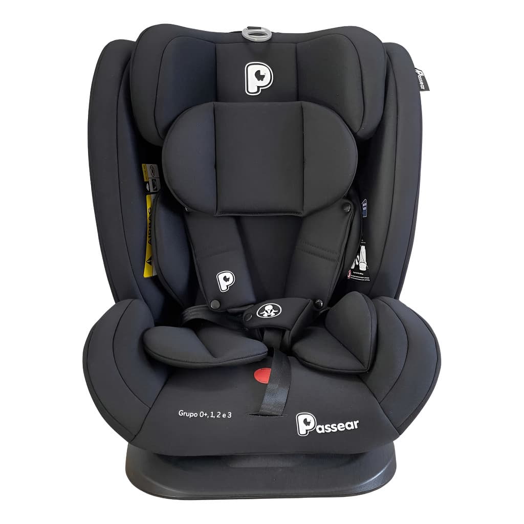 Cadeira Infantil Ajustável Para Carro 0 A 36kg Zaya Liso Preto