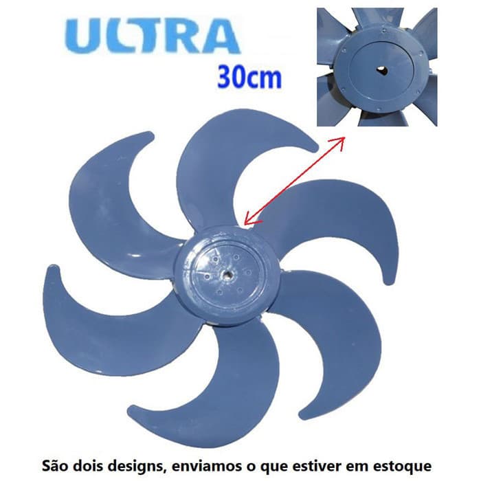 HÉLICE PARA O VENTILADOR ULTRA 30CM  - AZUL