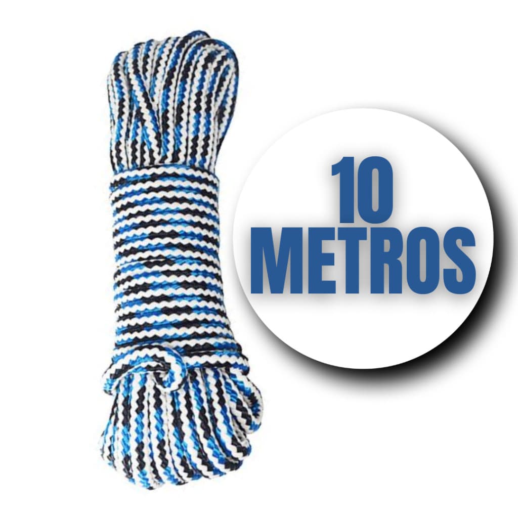 10 Metros Corda para Carga de Caminhão Balanço Uso Geral Cobertura Pintura Construção - 8mm Firmeza