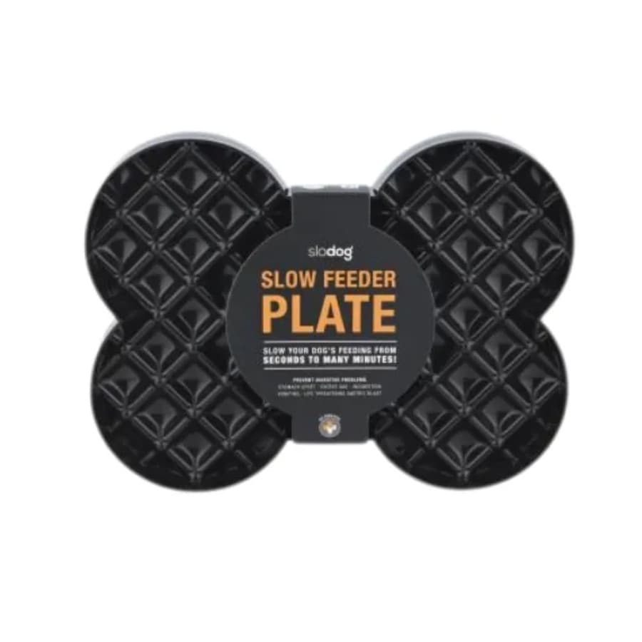 Comedouro Lento Slodog Slow Luke1 feeder Plate - LickMat Preto