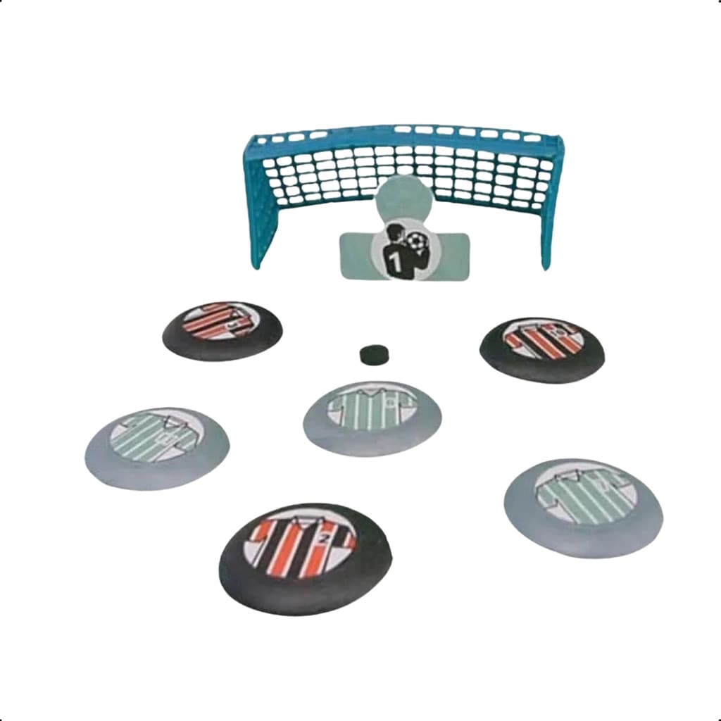 Jogo Futebol de Botão c/ 2 Times Diversão Garantida Plástico