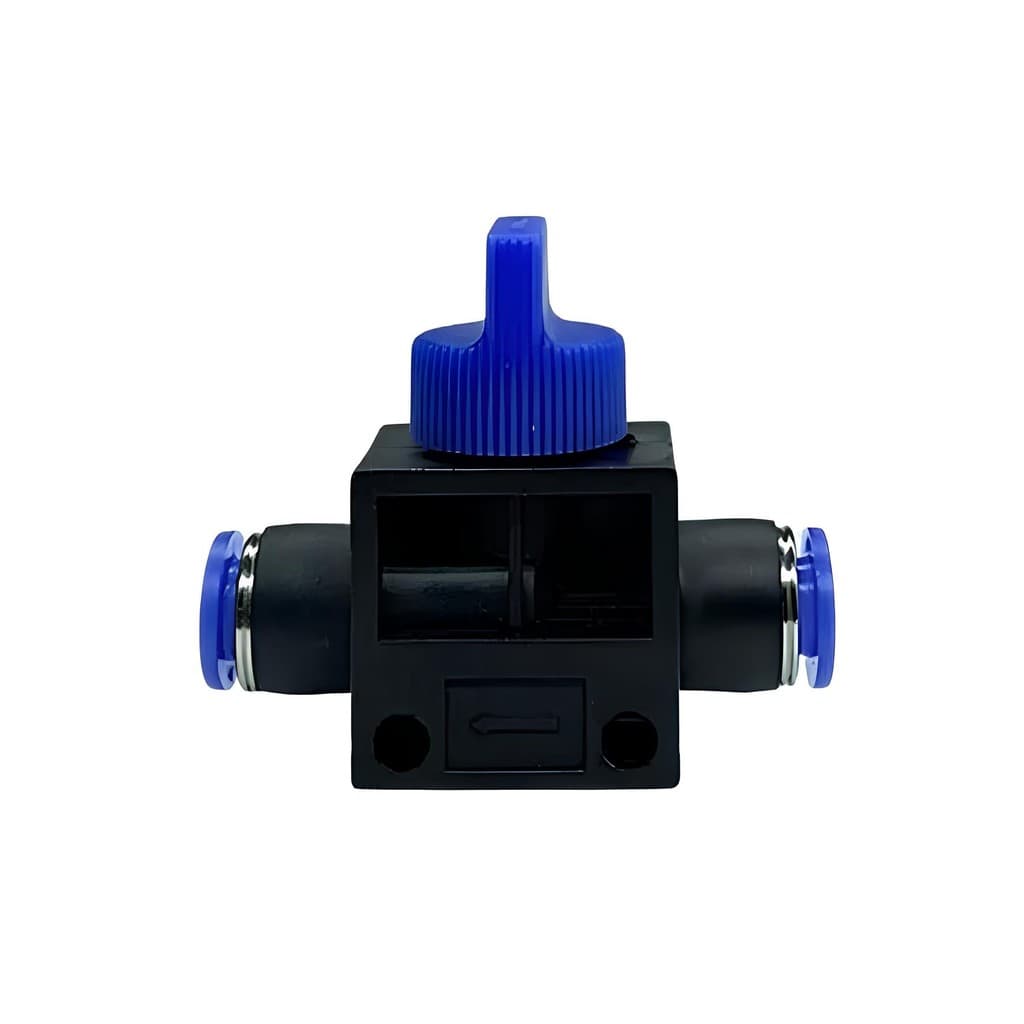 Válvula Pneumática De Bloqueio De Fluxo Registro Tubo 06mm