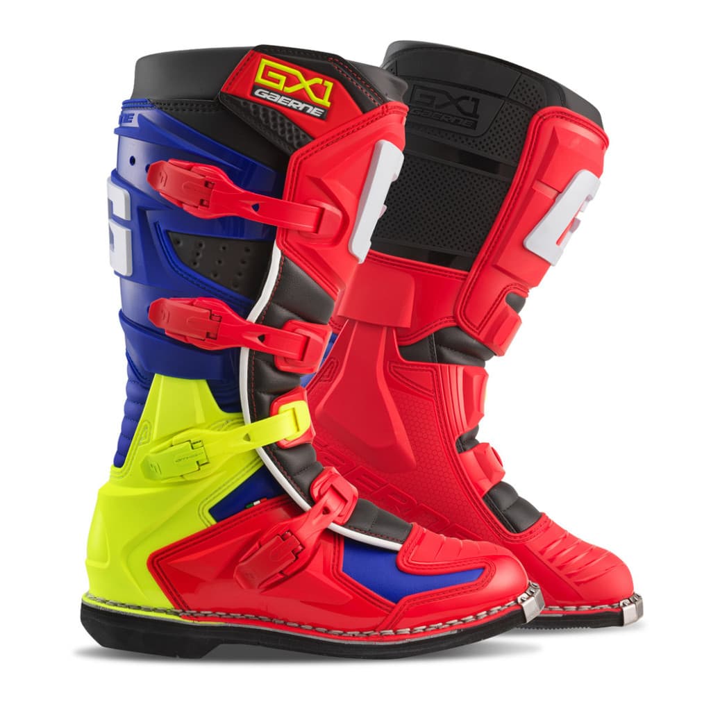 Bota Gaerne Cross Gx1 Goodyear Articulada Red Multi