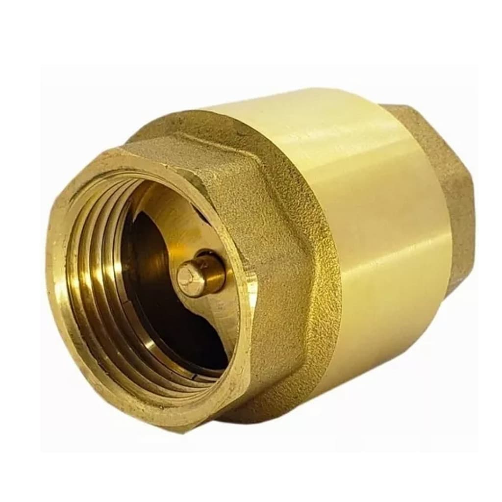 Valvula de Retenção Vertical 1/2 Polegada c/ Mola Sede Metal