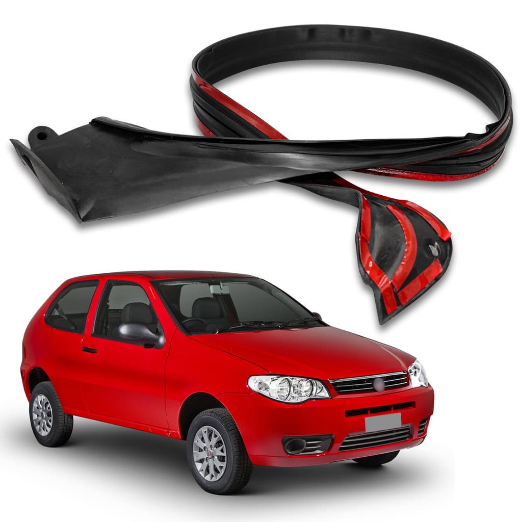 Pingadeira Flexível Auto Colante Palio 2 Portas 1996 Á 2011