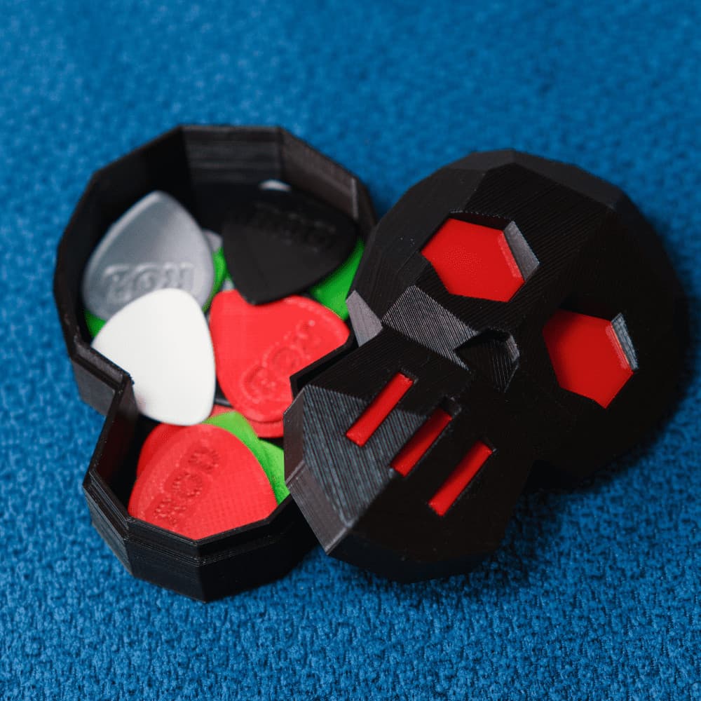 Suporte Porta Palhetas Caveira Violao Guitarra Instrumentos Musicais e acessorios
