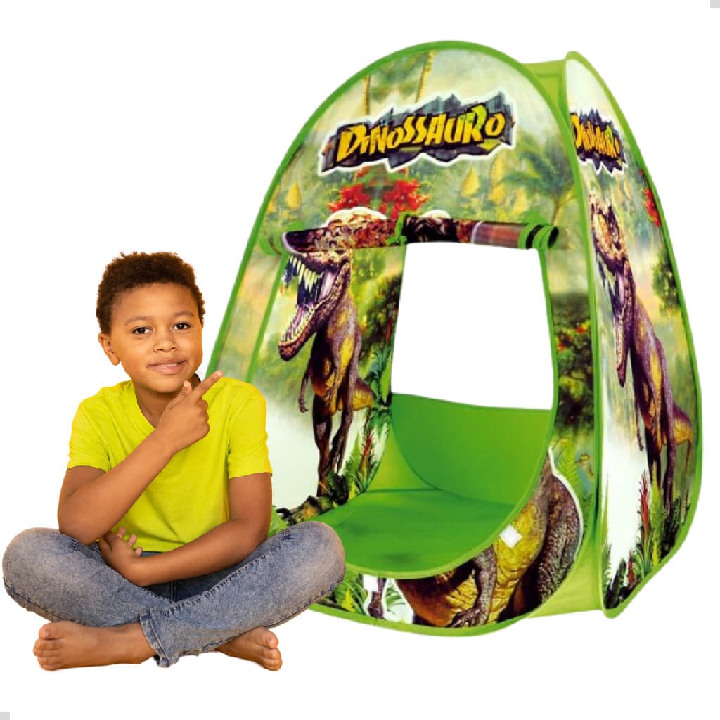 Barraca Tenda Casinha Dinossauros Barraquinha Instantanea Brinquedo Infantil