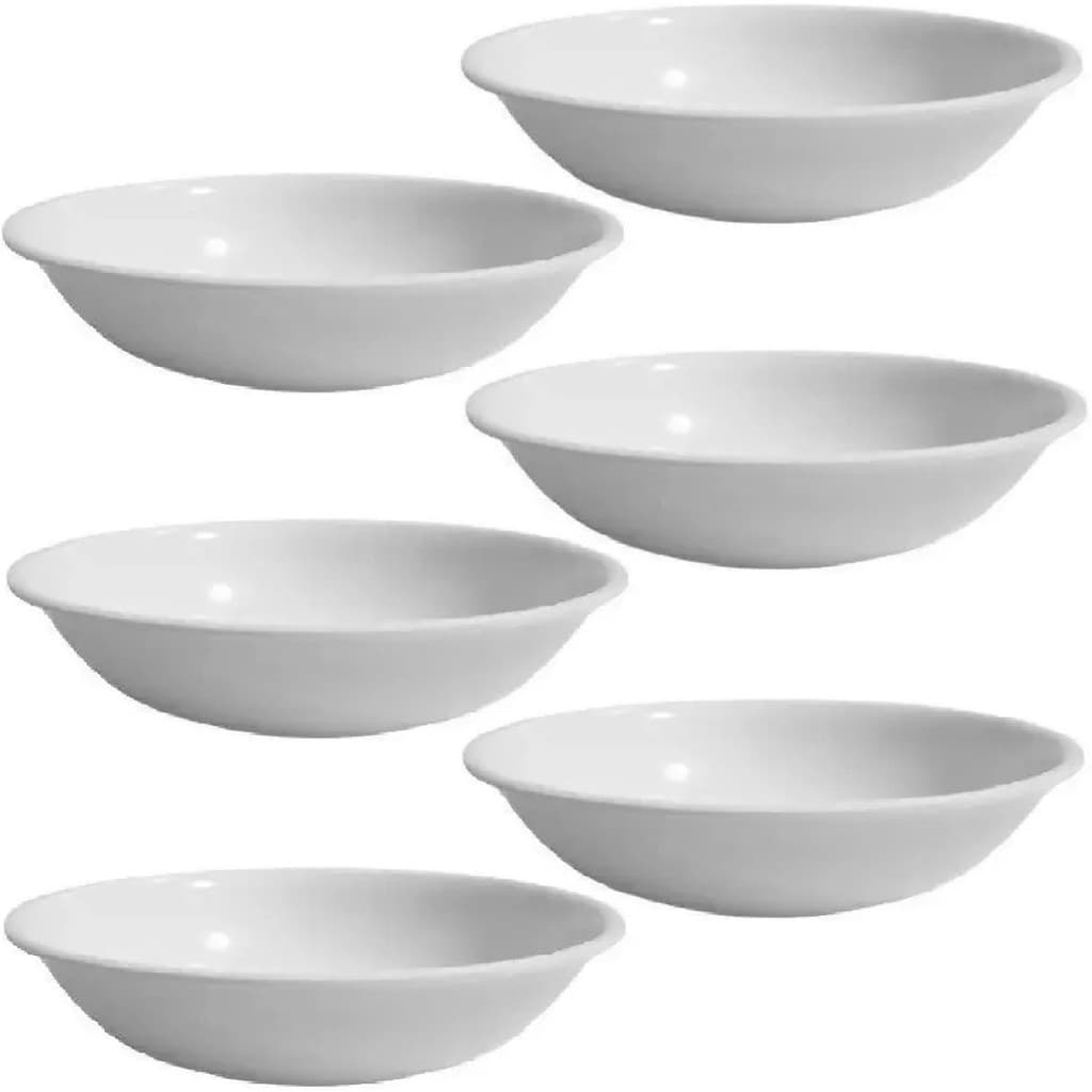 Jogo 10 Tigelas Bowl Cumbuca Pote Redondo em Melamina 200ml