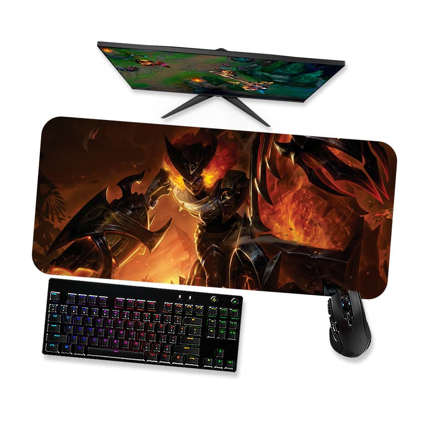Mouse Pad Gamer Grande  LoL SENNA VELHO OESTE 1  90x40 80x40 60x40 70x30 45x40