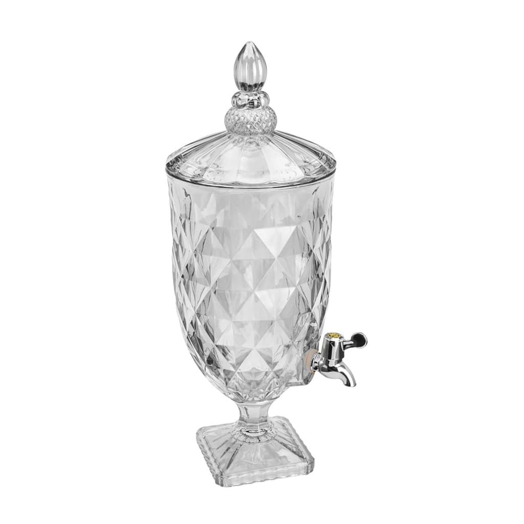 Suqueira Dispenser de Vidro 5 Litros Diamond - Lyor