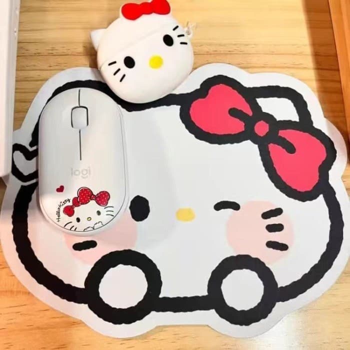 Hello Kitty Mouse Pad Bonito Escritório Jogo Borracha Alienígena Almofada De Mesa De