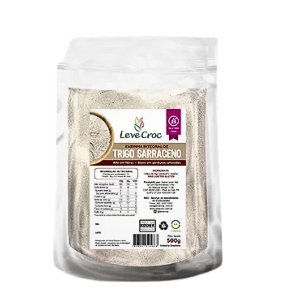Farinha Integral De Trigo Sarraceno 500g - Leve Croc
