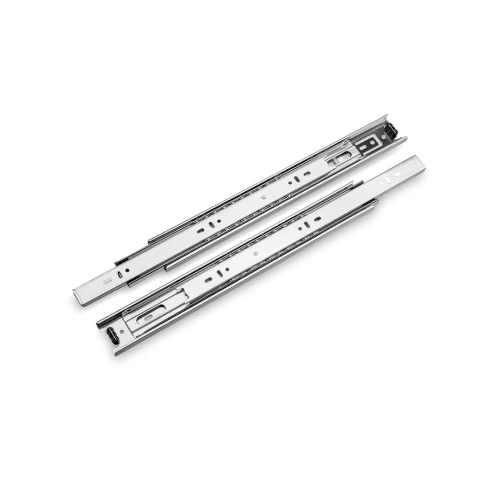 Corrediça para Gaveta Trilho Telescópico Steel 60cm Par 35kg