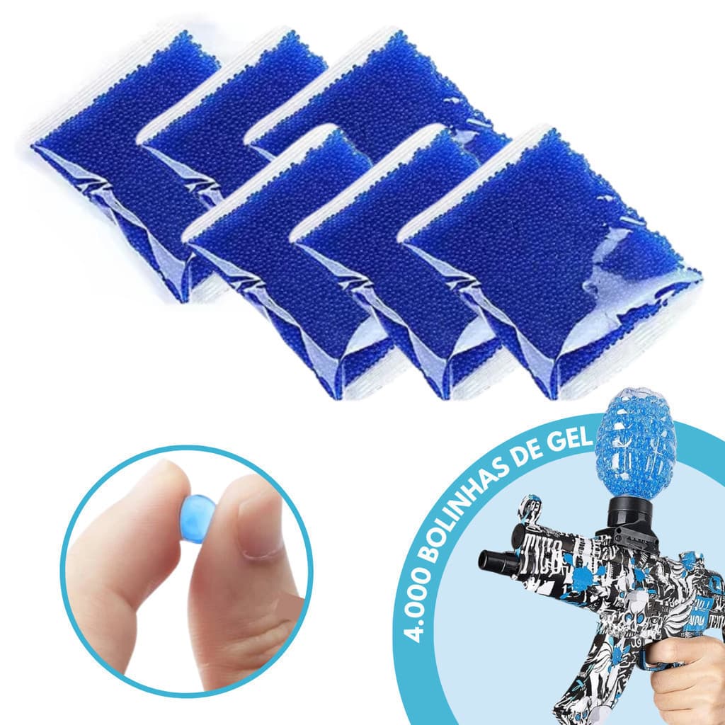 Kit 5.000 Bolinhas De Gel Refil Bolas gel Orbeez Para Arminh Brinquedo