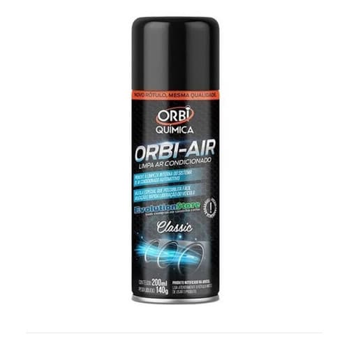 LIMPA AR CONDICIONADO CLASSIC SPRAY HIGIENIZADOR ORBI-AIR 200ML