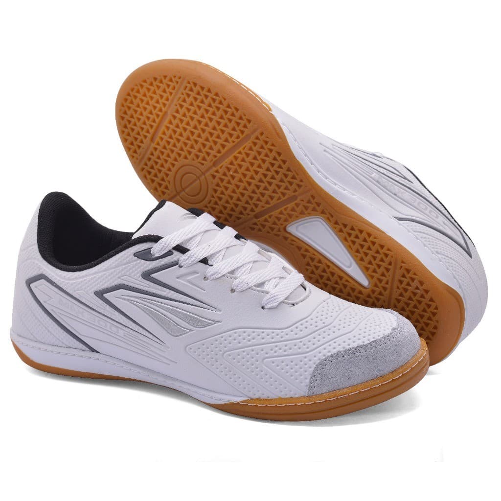 Chuteira Futsal/Quadra/Salão Masculino 37 ao 43 Tecido Reforçado Costurada Sola Antiderrapante Confortável Resistente