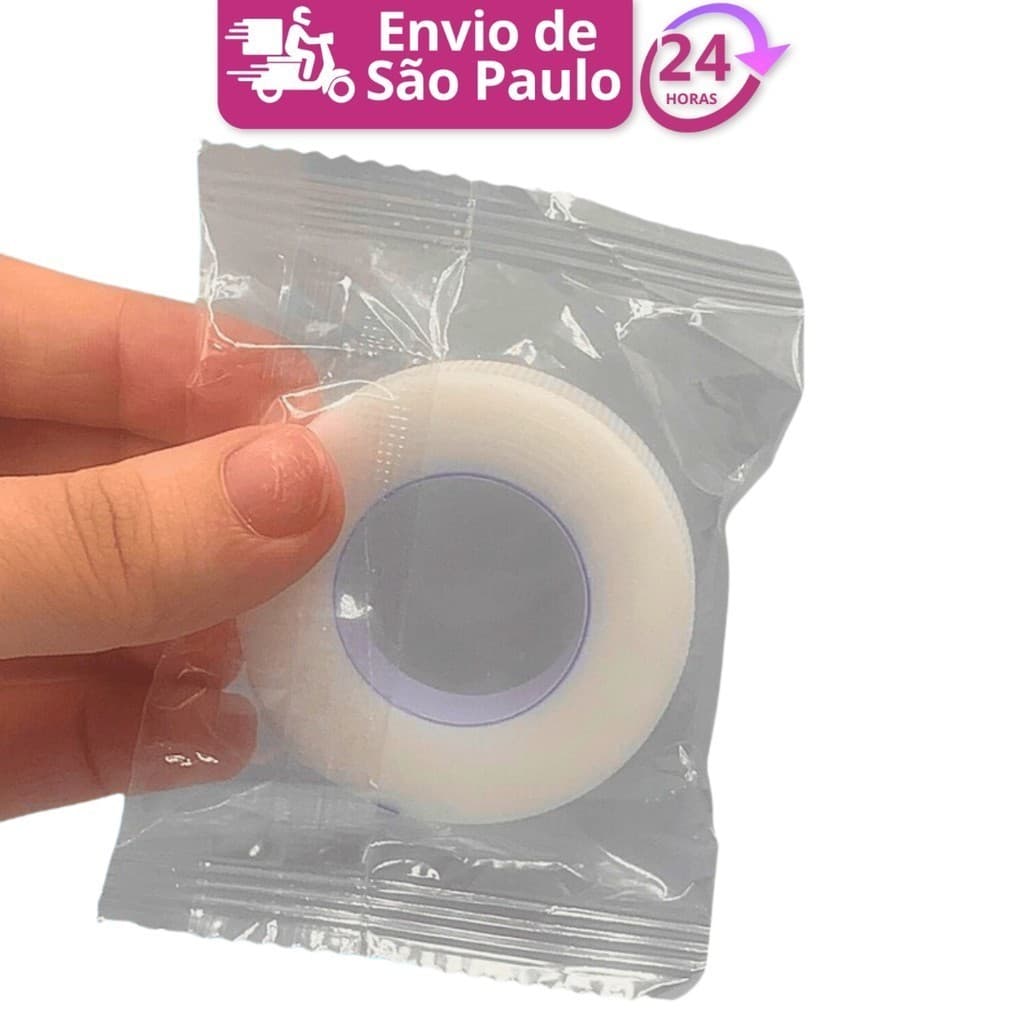Fita Transparente Micrporosa Para Alongamento e Extensão Cílios Naturais