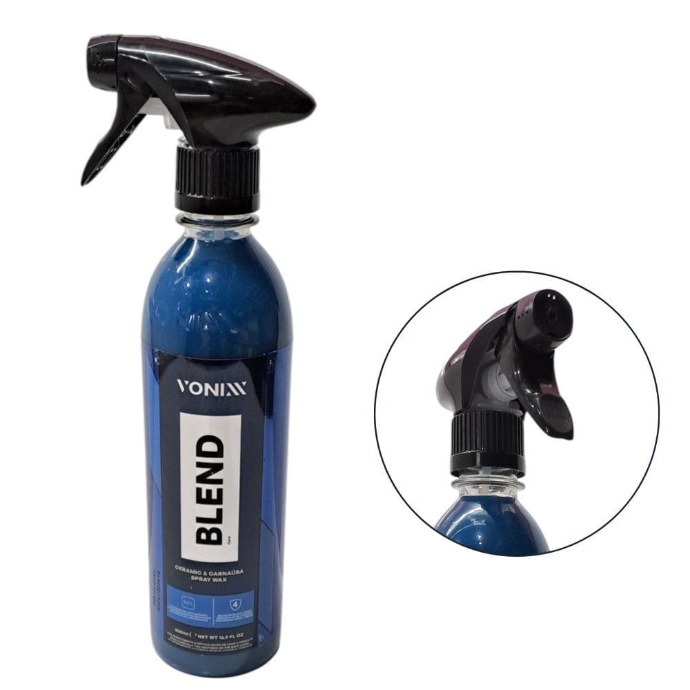 Blend Spray Cera Liquida 500ml Vonixx Brilho Intenso Proteção Fácil Aplicação Todos tipos de Pintura