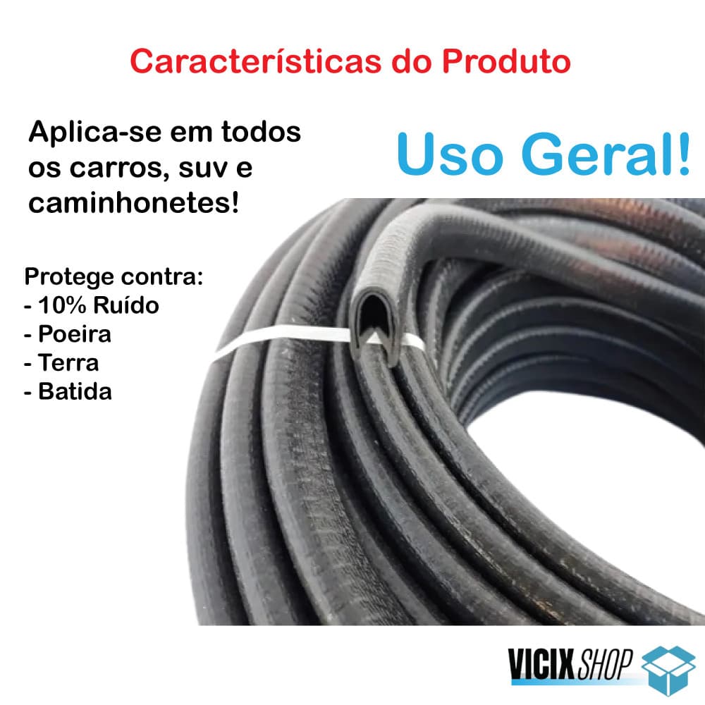 Protetor Porta Casca de Cobra 9x14 5 Metros PVC Preto