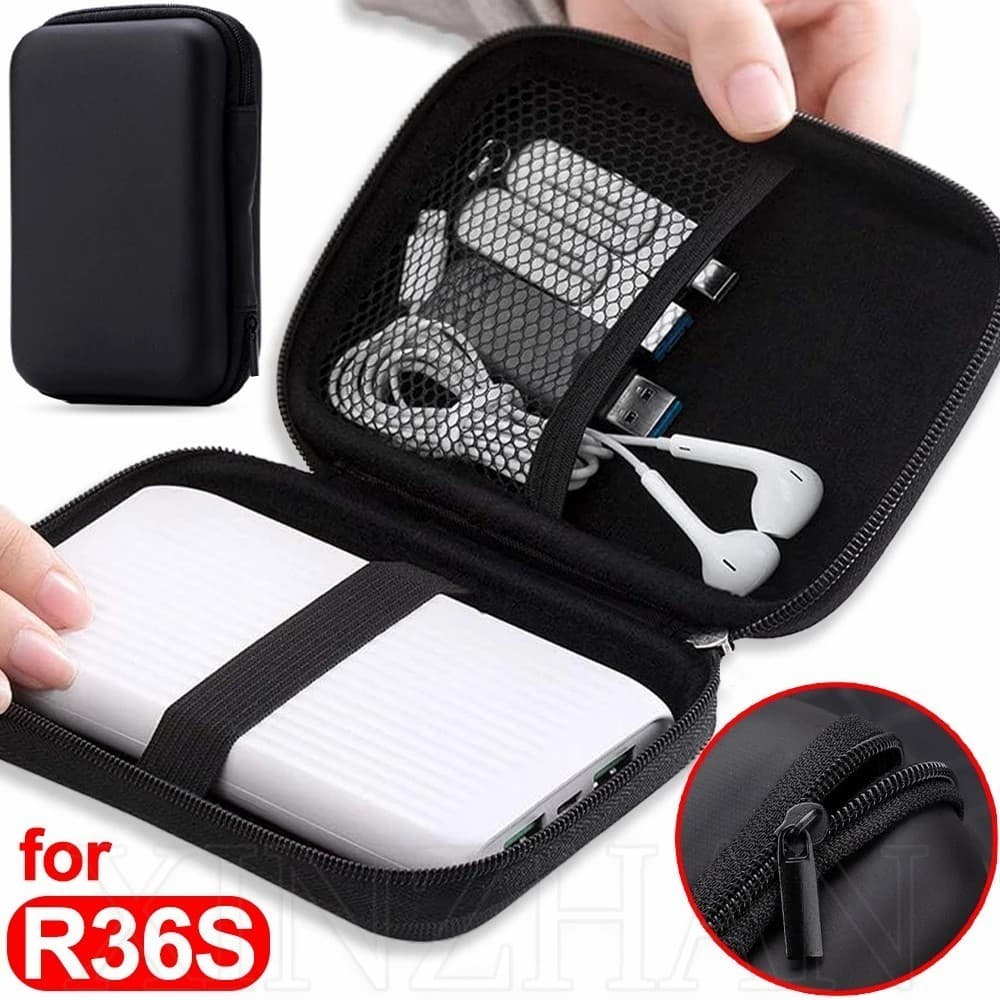 Conjunto Protetor 3 Em 1 Para Console De Jogos R36S-Bolsa De Transporte Portátil-Capa Protetora EVA-Anti-Riscos , À Prov