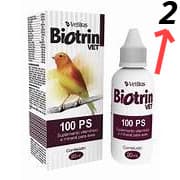 Kit 2 Biotrin Vet 100 Ps Suplemento Vitamínico, mineral - 20ml
