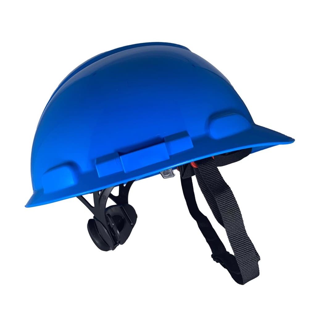 CAPACETE COMPLETO H700 COM CATRACA ENGENHEIRO OBRAS AZUL CLARO CA29638