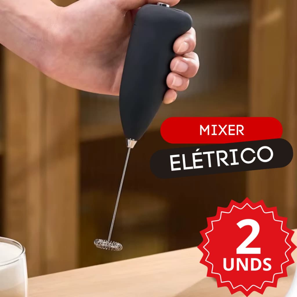 Mini Misturador Batedor Kit 2 Mixer Elétrico Para Claras de Ovos Leite Café Utensílios de Cozinha Pilha