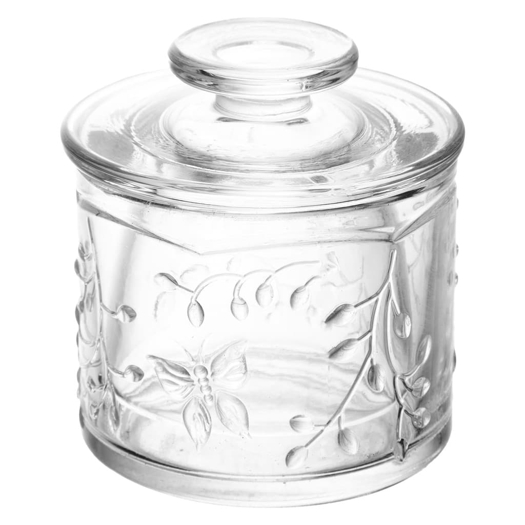 Manteigueira Francesa New Butterfly Lyor 9x9x9,8cm Cristal Lyor