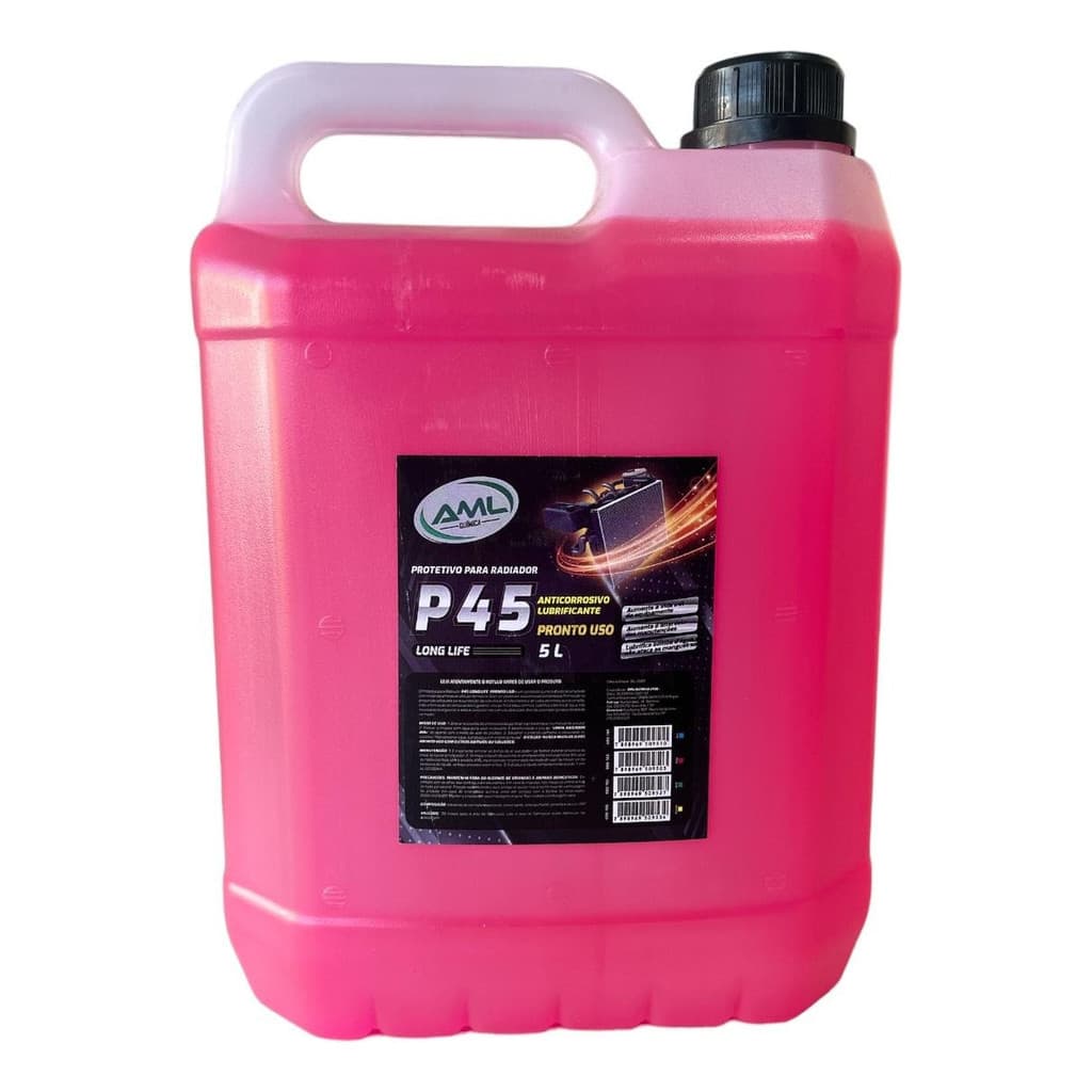 Aditivo Radiador Fluido Rosa Diluído Pronto Uso Galão 5lt