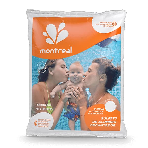 SULFATO DE ALUMINIO 25 KG MONTREAL (APENAS 1UN POR PEDIDO )