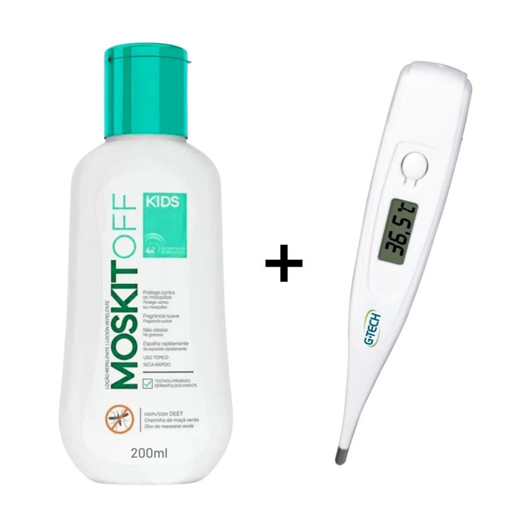 Combo Infantil Proteja com Mosktoff Monitore com G-Tech
