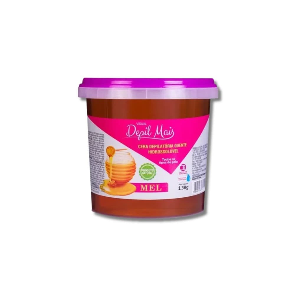 Cera Depilatória Hidrossolúvel Depil Mais 1,3Kg Mel